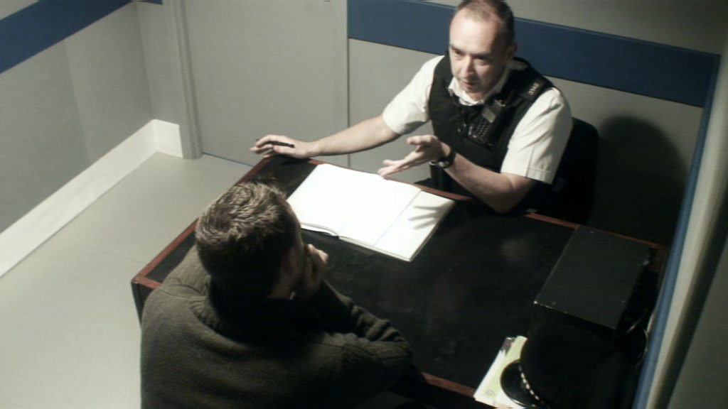 An intense police interview, following the subject being part of Derren Browns The guilt Trip